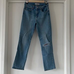 Levi’s 724 high rise straight jean